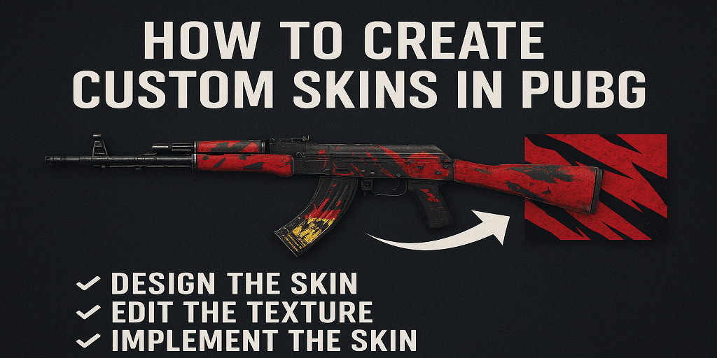 How To Create Custom Skins In PUBG