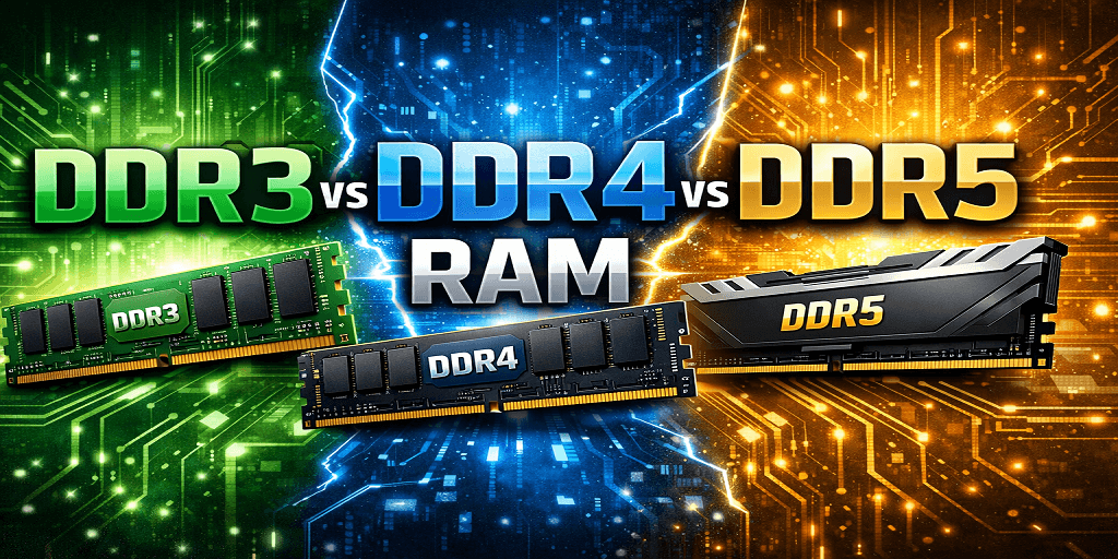 DDR3 vs DDR4 vs DDR5 RAM