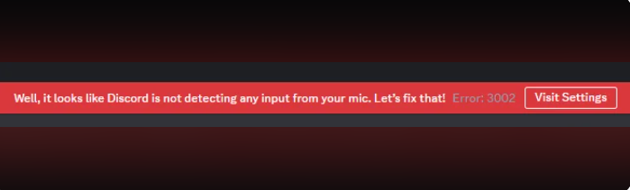 Discord Error 3002