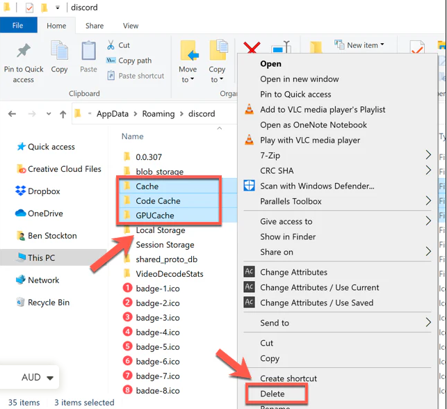 Clear Discord’s Cache Files